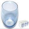 H&H Bubbly Sky Glasses, Sky Blue, 460 ml, Set of 6 view 1