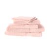 De Witte Lietaer 201390 Bathroom Towel Set: 2 Washcloths, 2 Hand Towels 50 x 100 cm, 2 Bath Towels 70 x 140 cm, Cotton, Pink view 1