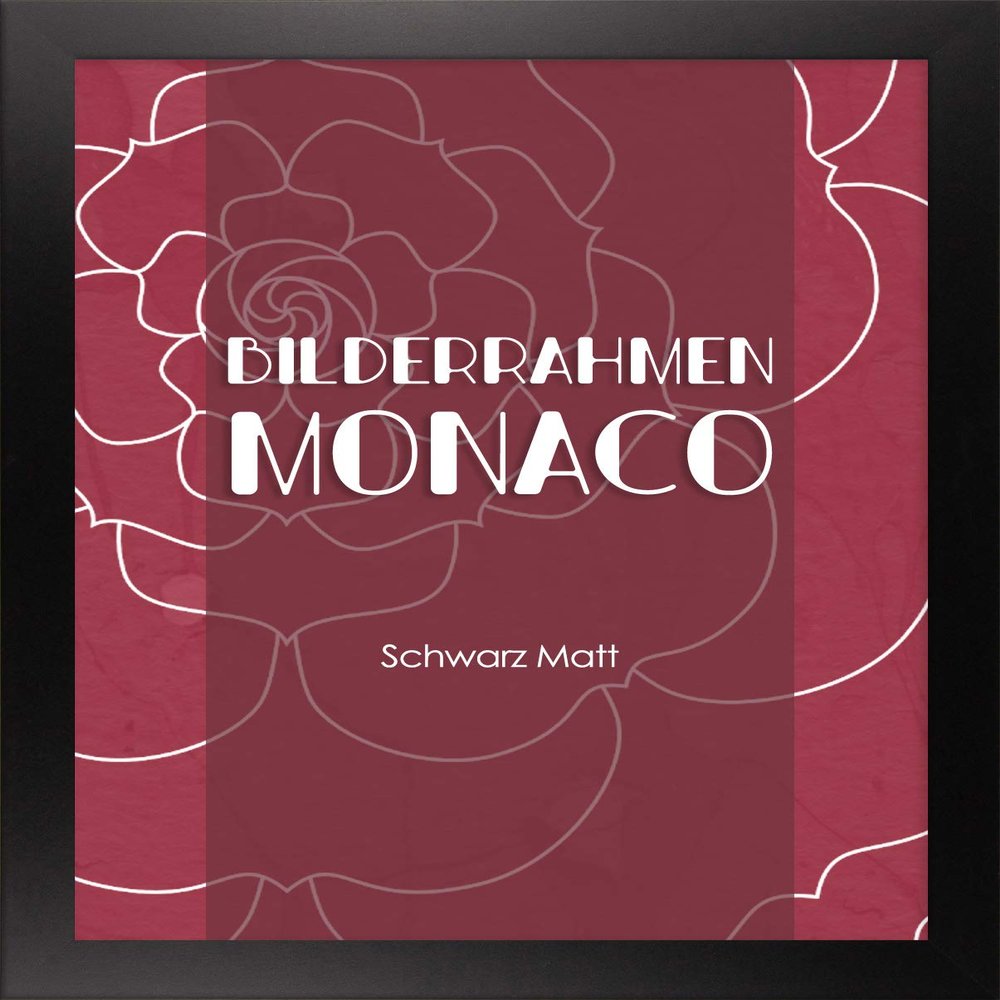 Homedeco-24 Monaco Photo Frame 20 x 30 cm, Matte Black