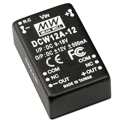DC/DC Converter Mean Well DCW12B-15 ±15 V/DC 400 mA