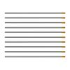 TEN-HIGH TIG Tungsten Electrodes WL-15, 2.4 x 175 mm, 10-Pack, Gold view 3