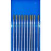 TEN-HIGH TIG Tungsten Electrodes WL-15, 2.4 x 175 mm, 10-Pack, Gold view 4