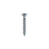 Panelvit Screws, Turned Head, 2.5 x 18, White Zinc-Plated (5%) [Mustad] view 1