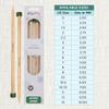 KnitPro K22315 Bamboo Jacket Knitting Needles, Brown, 25 cm x 9 mm, 2 Count view 4