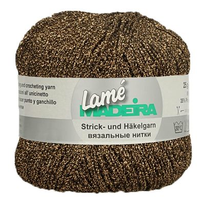 Lame 25 g 551 Gold-Black, Approx. 150 m