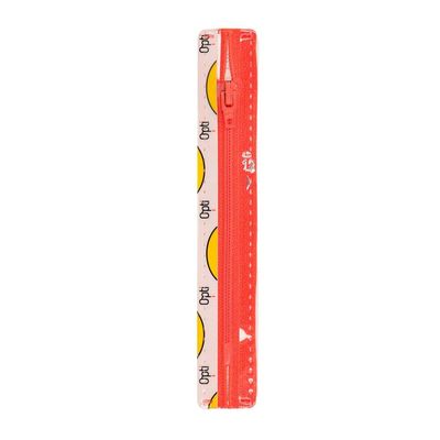 Opti S40-15-00725 Zipper, 100% Polyester, 00725 Red, 15 cm