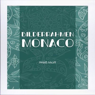 Homedeco-24 Monaco Photo Frame 29 x 36 cm, White Matte