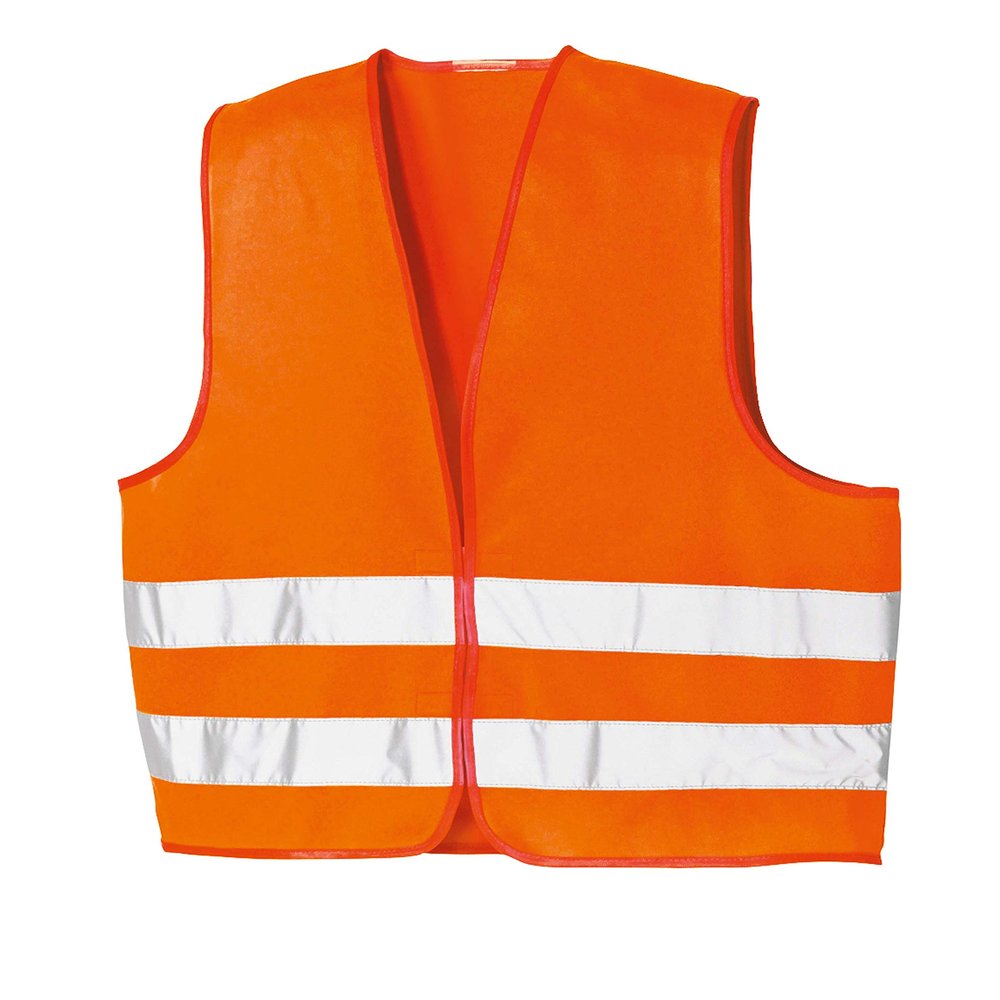 teXXor HALIFAX High-Visibility Vest, Fluorescent Orange
