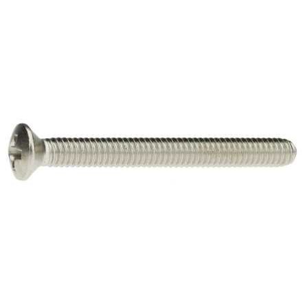 Reidl Raised Countersunk Screws 6 x 80 mm DIN 966 A4 Plain, 10 pcs.