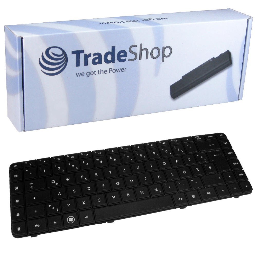 Trade-Shop Laptop Keyboard Replacement, German QWERTZ, for HP Presario CQ56/CQ62, G56/G62