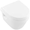 Villeroy & Boch Architectura Compact Wall-Hung Rimless Toilet, 350 x 480 mm, White CeramicPlus view 1