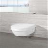 Villeroy & Boch Architectura Compact Wall-Hung Rimless Toilet, 350 x 480 mm, White CeramicPlus view 3