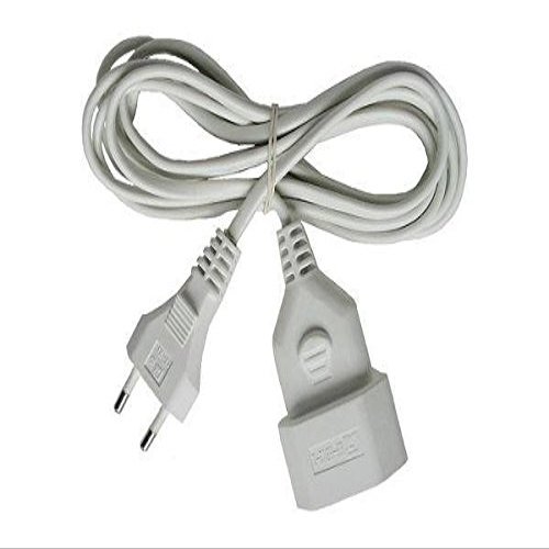 3-Pack Brennenstuhl Plastic Extension Cables, White, Euro Plug, 5 m