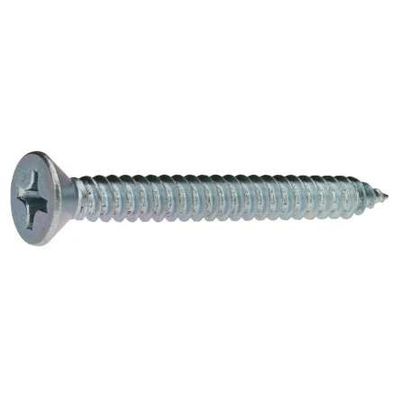 Reidl Countersunk Sheet Metal Screws 2.2 x 13 mm DIN 7982 Steel, Clear Zinc-Plated, 500 pcs.