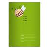 Kartenkaufrausch Set of 8 DIN A5 School Notebooks with Cheerful Bee, Green Ruled Format 4 view 1