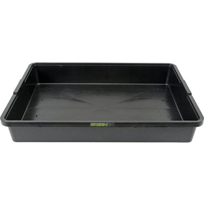 GREEN24 Professional Greenhouse Tray XL 565, Waterproof, 56.5 x 41.5 x 8.5 cm, Black