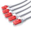 5 x 0.5 m Cat 6 Ethernet Gigabit LAN Cables, RJ45, 10/100/1000 Mbps, White view 1