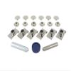 BPS 850-6-22 R00 Stainless Steel (Grade 304) 3-Part Snap Fastener and 22 mm Windshield Clip Set with Tool view 1