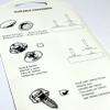 BPS 850-6-22 R00 Stainless Steel (Grade 304) 3-Part Snap Fastener and 22 mm Windshield Clip Set with Tool view 3