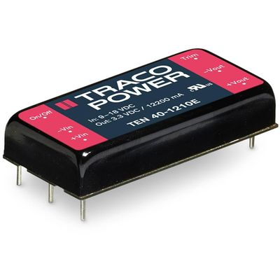 Best Price Square TracoPower TEN 40-2411E DC/DC Converter, PCB-Mount, 8 A, 40 W, 1 Output