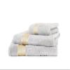 Arle-Living 3-Piece Luxury Medusa Towel Set, Silver view 1