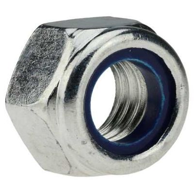 Reidl Low-Profile Hex Locknuts M27 DIN 985 Class 8 Clear Zinc-Plated, 25 pcs
