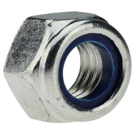 Reidl Low-Profile Hex Locknuts M27 DIN 985 Class 8 Clear Zinc-Plated, 25 pcs