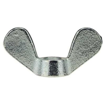 Reidl M8 Wing Nut, DIN 315, Malleable Cast Iron, Clear Zinc-Plated, 1 Piece
