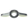 Reidl M8 Wing Nut, DIN 315, Malleable Cast Iron, Clear Zinc-Plated, 1 Piece view 2