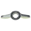 Reidl M8 Wing Nut, DIN 315, Malleable Cast Iron, Clear Zinc-Plated, 1 Piece view 3