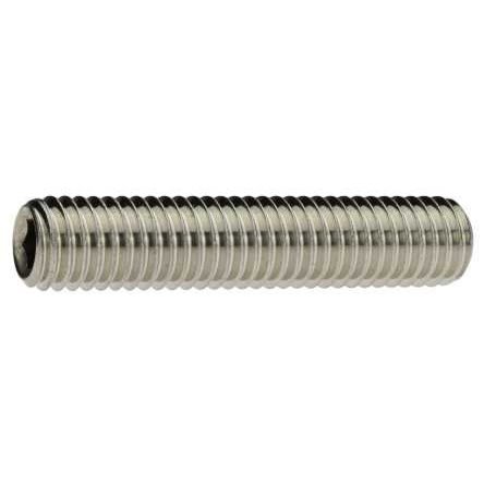 Reidl Hex Socket Set Screws with Cone Point 6 x 30 mm DIN 913 A1 / 1.4305 Plain, 5 pcs.
