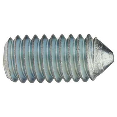 Reidl Socket Set Screws with Hex Socket and Point, 3 x 3 mm, DIN 914, 45 H, Clear Zinc-Plated, 200 pcs.