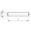 Reidl Unhardened Dowel Pins 12 x 100 mm DIN 7 Plain Steel, 25 Pieces view 4