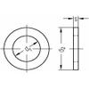 Reidl Flat Washers for Bolts, 25 mm, DIN 1441, A4, Plain, 50 pcs view 3