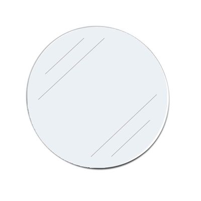 KLEBESHOP24 Transparent Self-Adhesive Sealing Labels, 50 mm, 100 Count