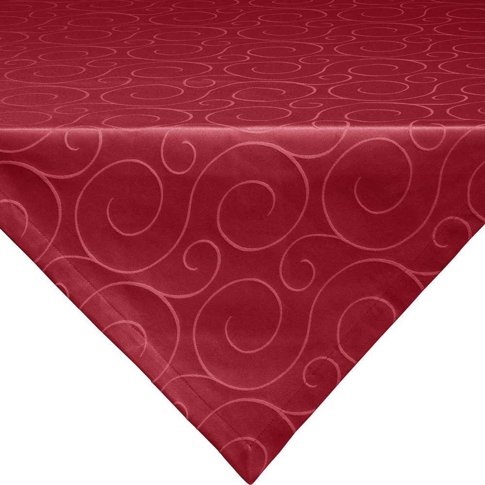 Erwin Müller Oberhausen Jacquard Tablecloth, Ruby Gray, 100 x 100 cm