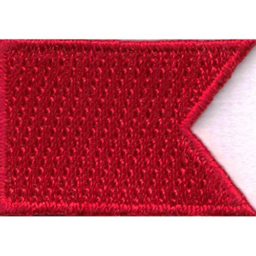 Everflag Iron-On or Sew-On Patch: Signal Flag B, Small