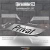 Trschilder24 PVC Door Sign "Men" 160 x 40 mm Silver/Black Self-Adhesive view 3