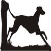 Lurcher Running Hanging Basket Bracket view 1