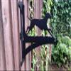 Lurcher Running Hanging Basket Bracket view 2