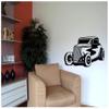 Samunshi Hot Rod Classic Car Wall Decal, Hazelnut Brown, 160 x 94 cm view 2