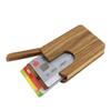 WoodBi Acacia Wood Credit and Business Card Holder view 1