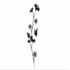 Wandtattooladen Wall Decal – Perennial with Butterflies, 39 x 140 cm, Dark Red view 2