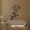 Wandtattooladen Wall Decal - Enchanted Blossoms, 42 x 45 cm, Gray view 1