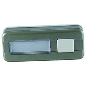 REV RITTER/DWI Single Doorbell Push Button, Titanium