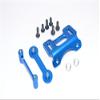GPM Aluminum Adjustable Wing Mount for Tamiya DT-03, Blue, 1 Set view 1