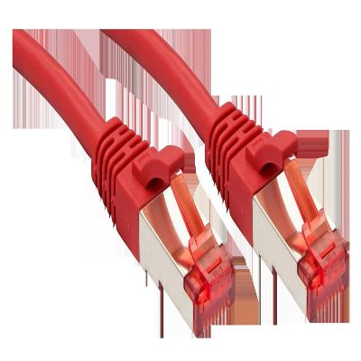 LINDY 47733 1.5 m Cat.6 S/FTP Network Cable, Red