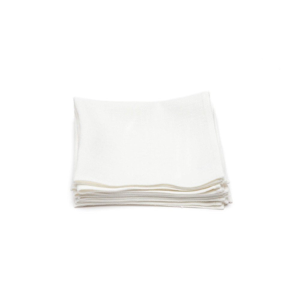 LinenMe Lara Napkins, 50.8 x 50.8 cm, Off-White, 4-Piece Set