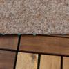 Primaflor Green Beige Artificial Grass Carpet 400 x 1100 cm | By the Meter | 8 mm | UV-Stabilized | Water-Permeable | Balcony Carpet with Nubs | Quick-Drying Outdoor Flooring view 4
