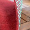 Primaflor Green Red Artificial Grass Carpet 400 x 2550 cm | Sold by the Meter | 8 mm | UV-Stabilized | Water-Permeable | Nubby-Backed Balcony Carpet | Quick-Drying Outdoor Flooring for Balcony and Patio view 3